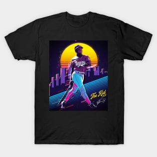 Ken Griffey Jr The Kid Basketball Legend Signature Vintage Retro 80s 90s Bootleg Rap Style T-Shirt